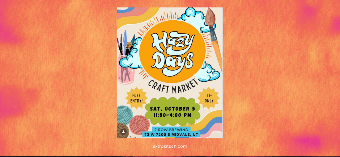 10/05/24 - Hazy Days Craft Market at 2 Row Brewing