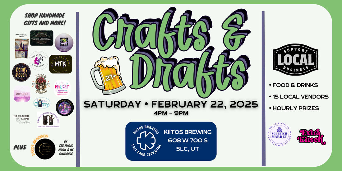 2/22/2025 | Crafts & Drafts at Kiitos Event Guide