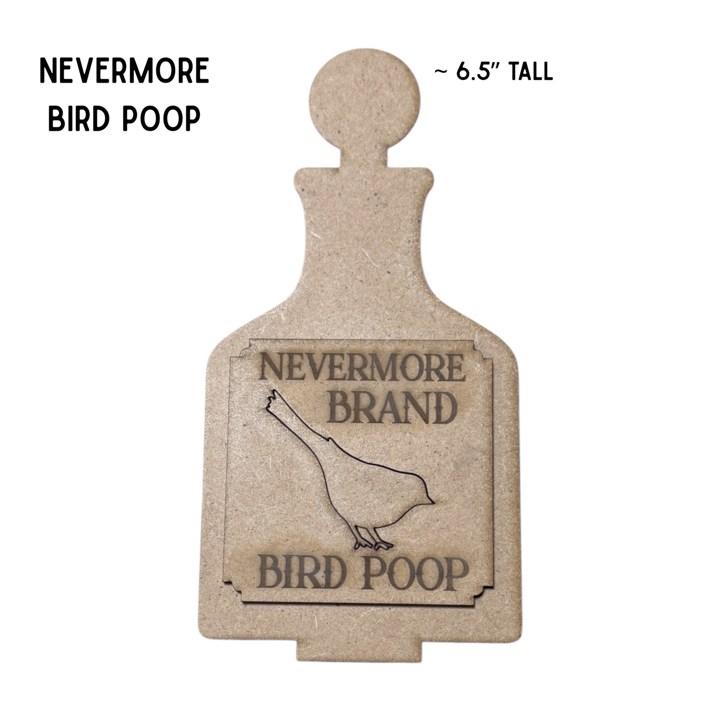 Halloween Apothecary Potion Bottle DIY Kit – Collectible Wooden Halloween Craft