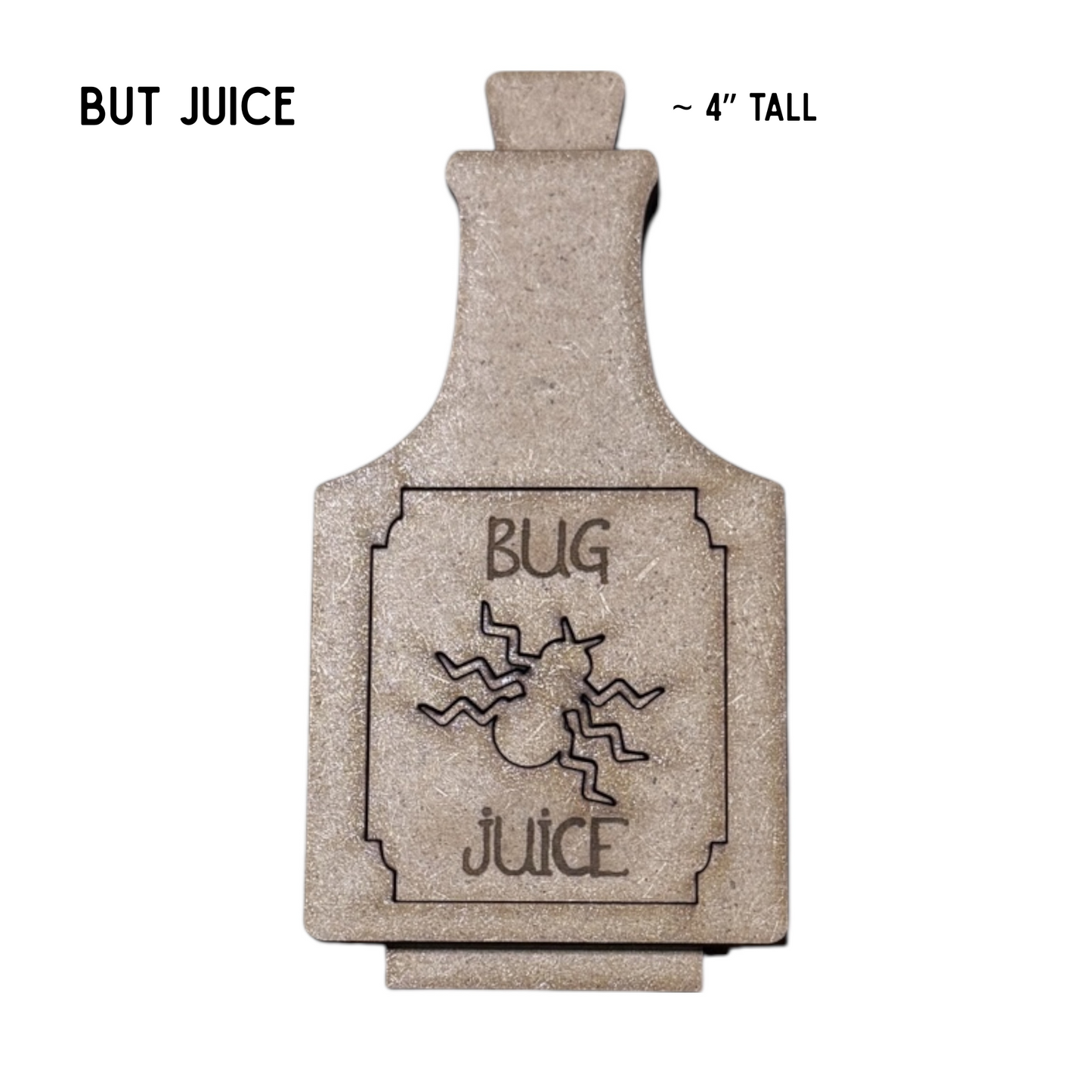 Halloween Apothecary Potion Bottle DIY Kit – Collectible Wooden Halloween Craft