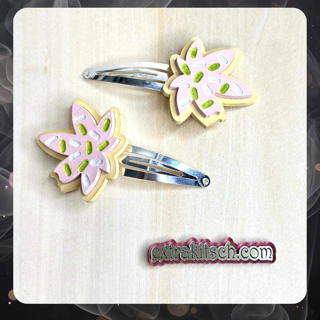 Yummy Pot Sugar Cookie Hair Clips (Set of 2)