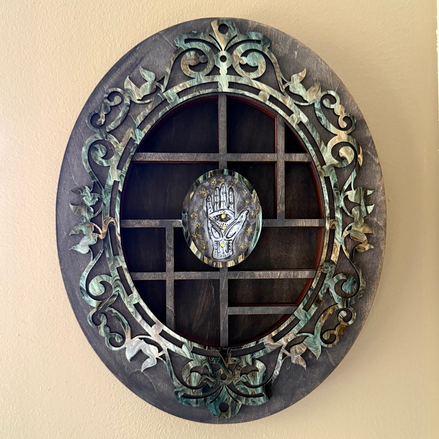 Palmistry Mini Curio Shelf