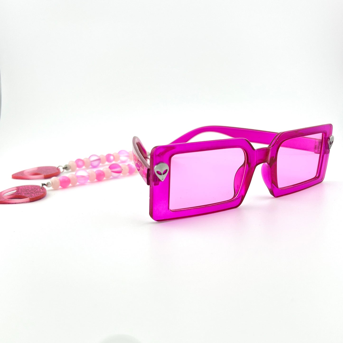 Pink Alien Festival Sunglasses
