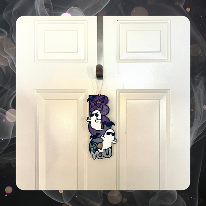 Boo Skull Door Sign