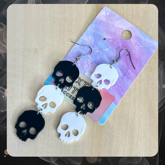 Skull Dangle Earrings