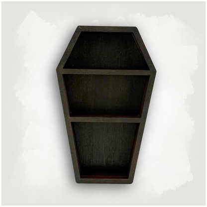 Small Coffin Shaped Trinket Shelf