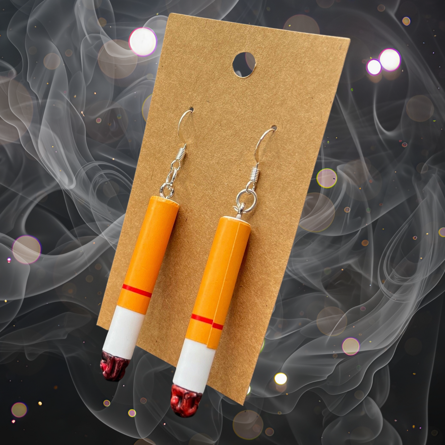 Cigarette Earrings