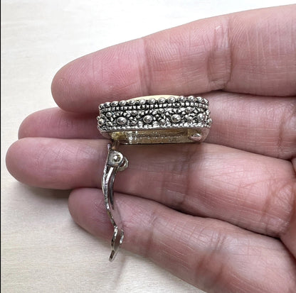 Vintage Lucky Elephant Clip-On Earrings