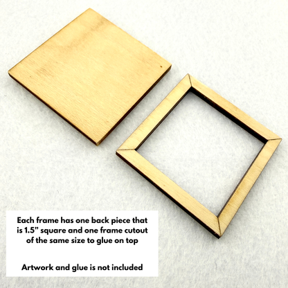 Mini Wood Art Frames