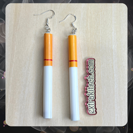 Cigarette Earrings