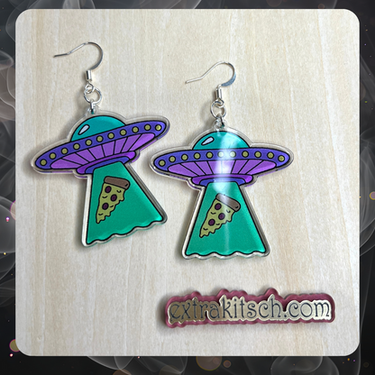 Trippy Alien Earrings