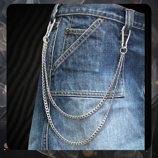 Stainless Steel Double Pocket Chain