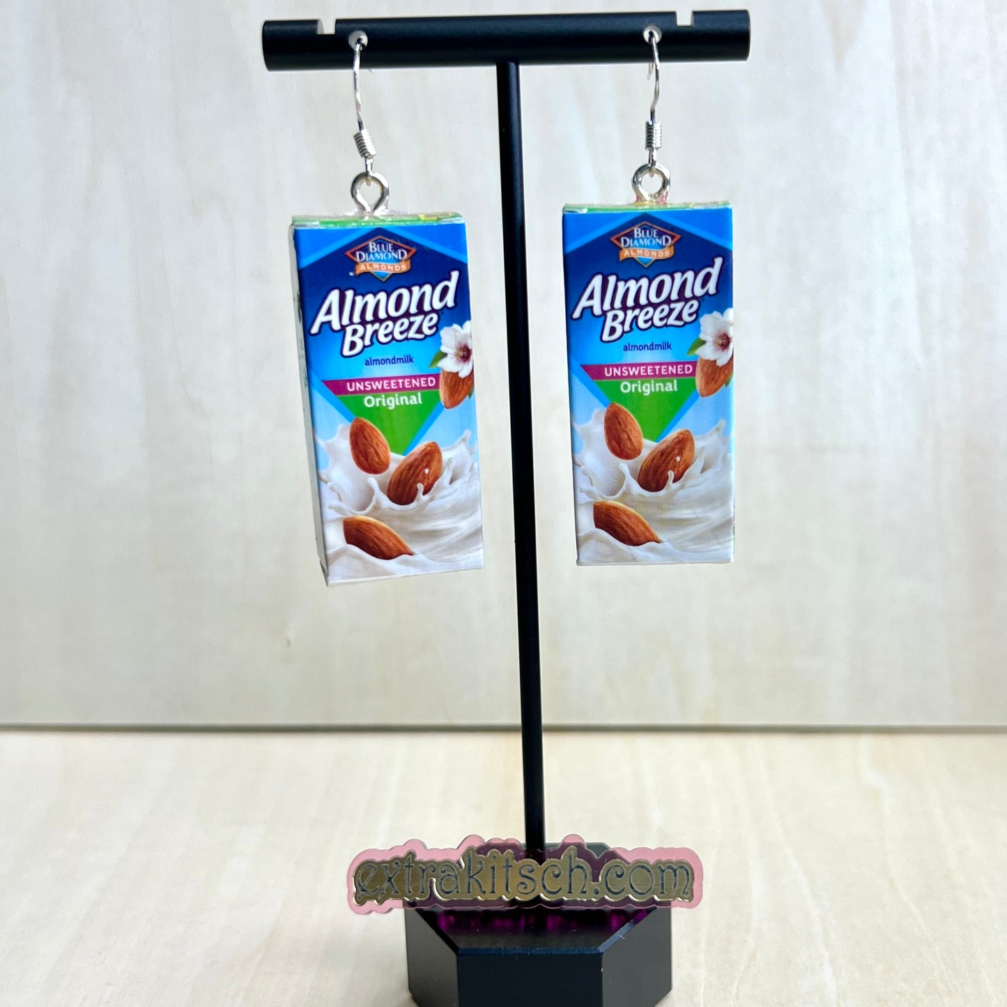 Almond Breeze Mini Food Earrings