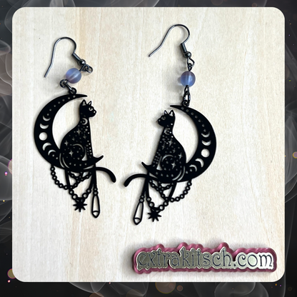 Witchy Cat Earrings