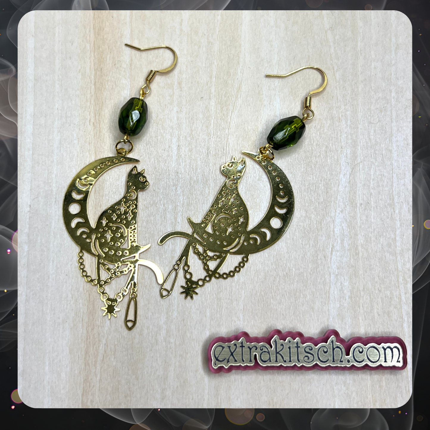 Witchy Cat Earrings