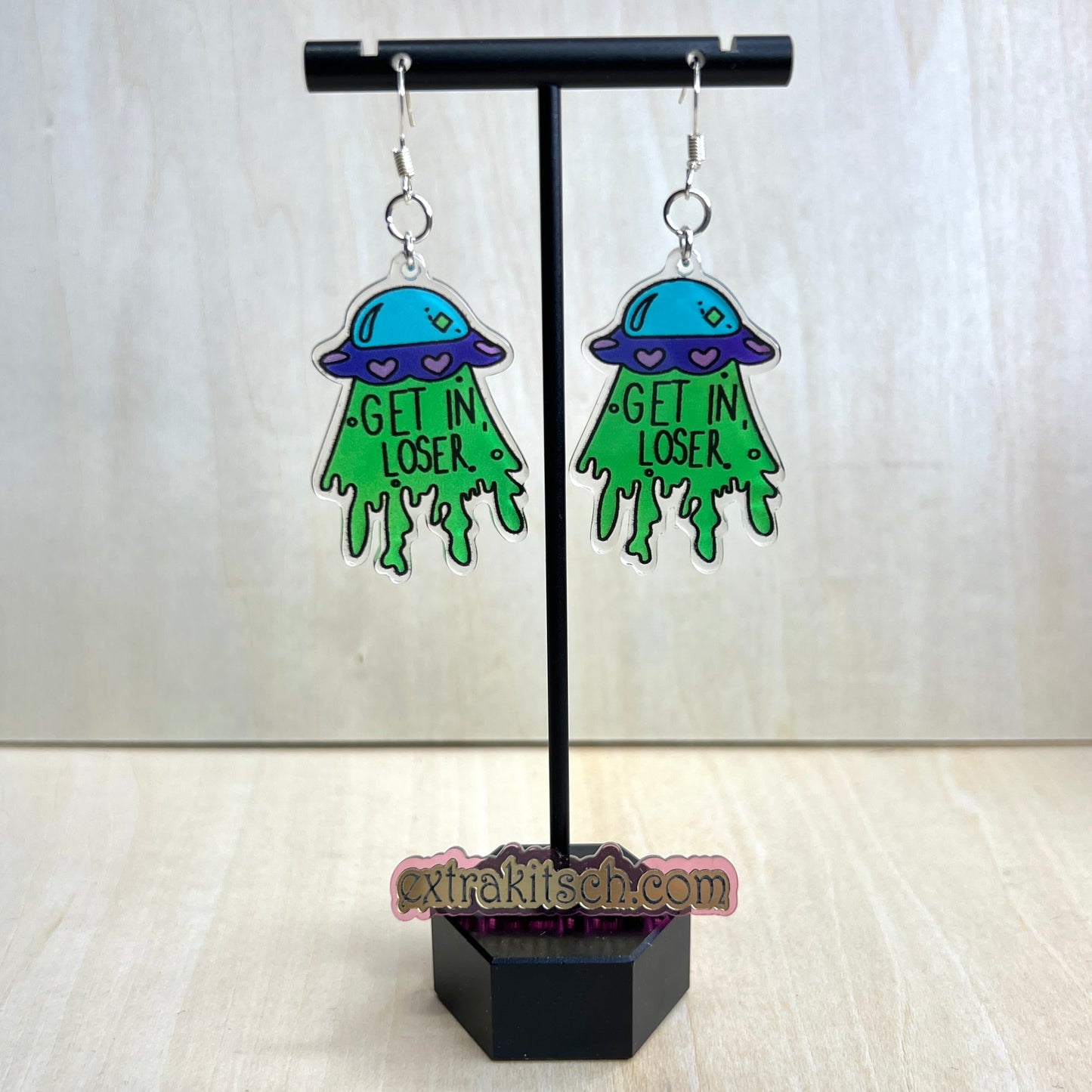 Trippy Alien Earrings