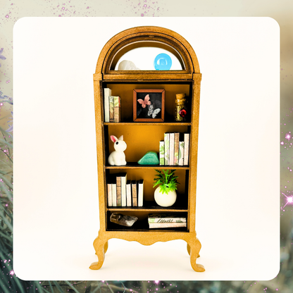 DIY Miniature Bookshelf Curio