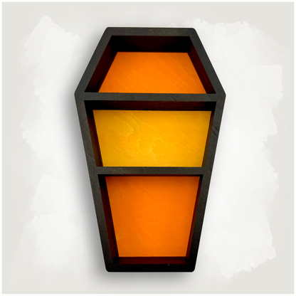 Small Coffin Shaped Trinket Shelf