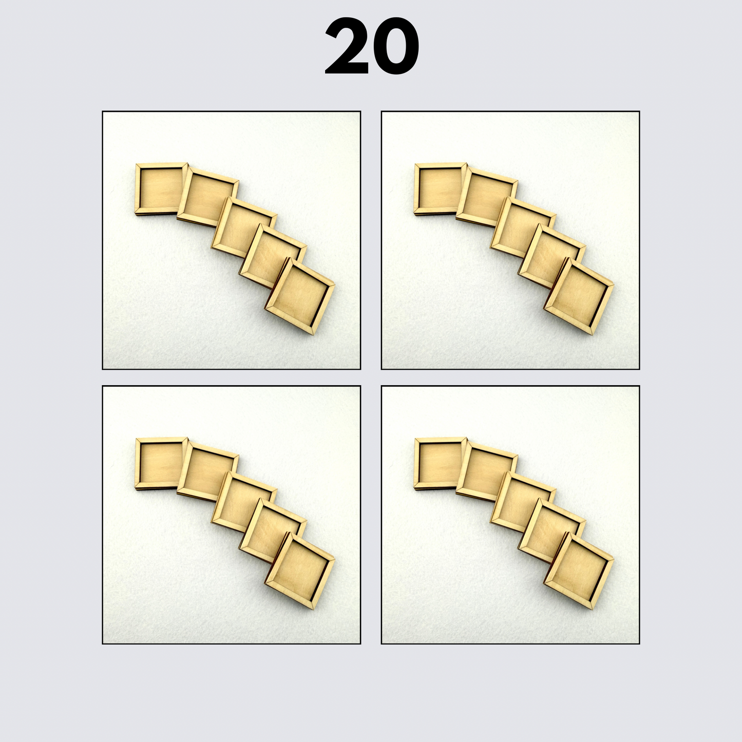 Mini Wood Art Frames