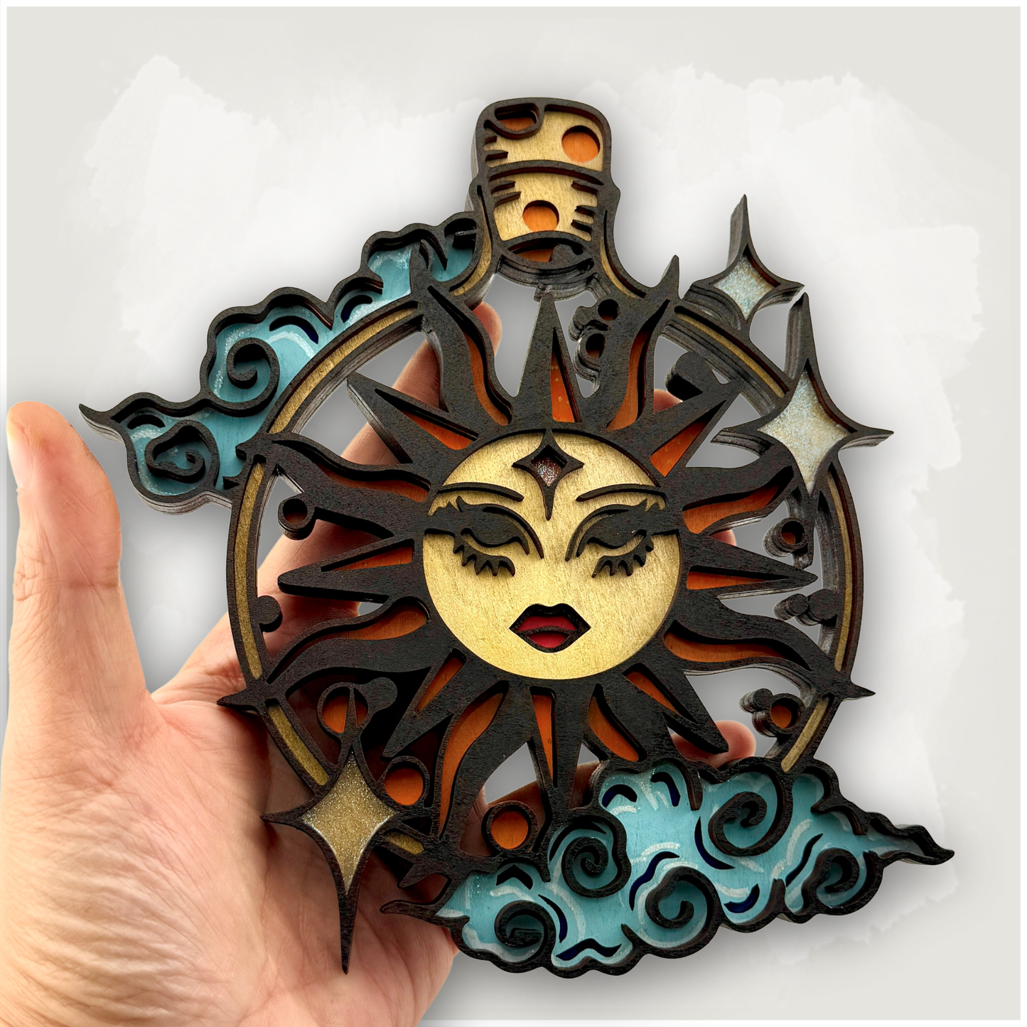 Sun Goddess Mandala Wall Art