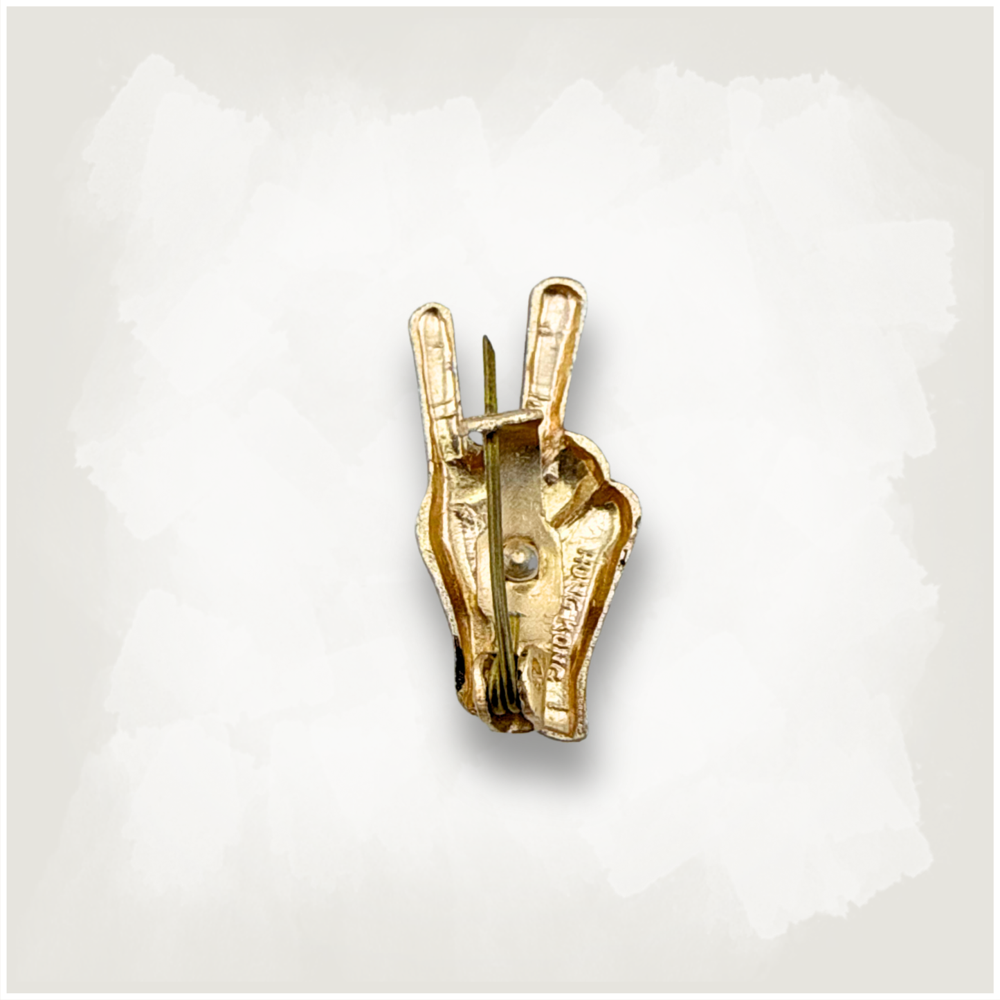 Vintage 70s Peace Sign Love Pin