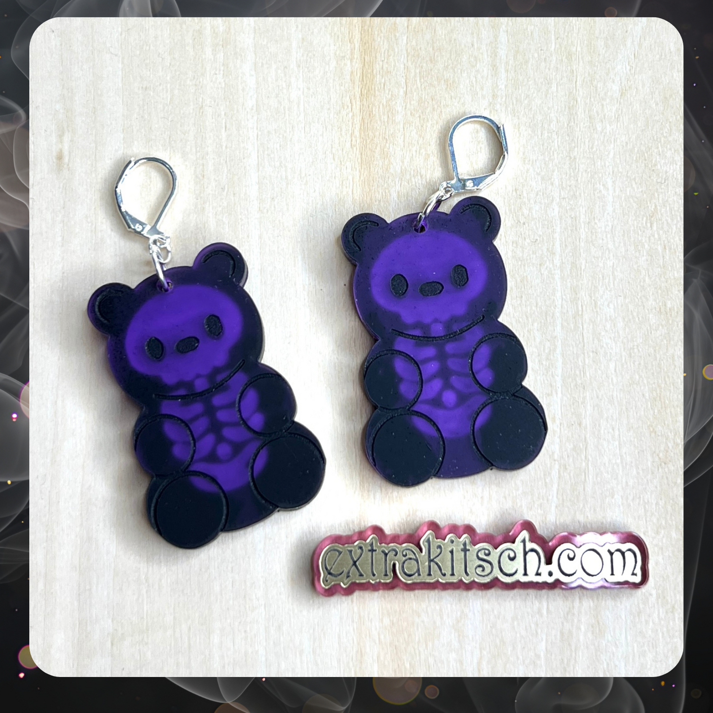 Skele-Bear Earrings