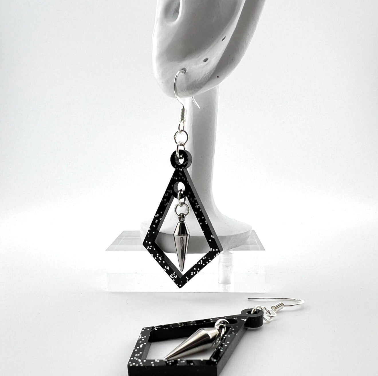 Goth Punk Spike Earrings