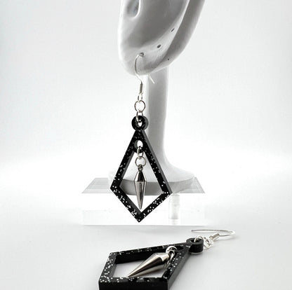Goth Punk Spike Earrings