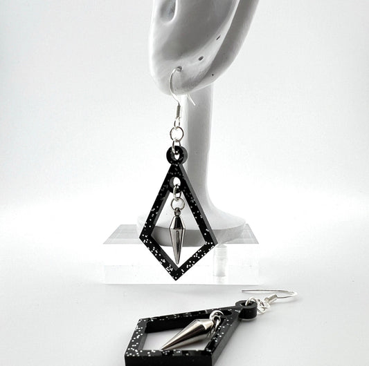 Goth Punk Spike Earrings