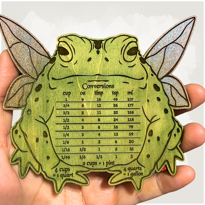 Toad Fairy Recipe Conversion Magnet