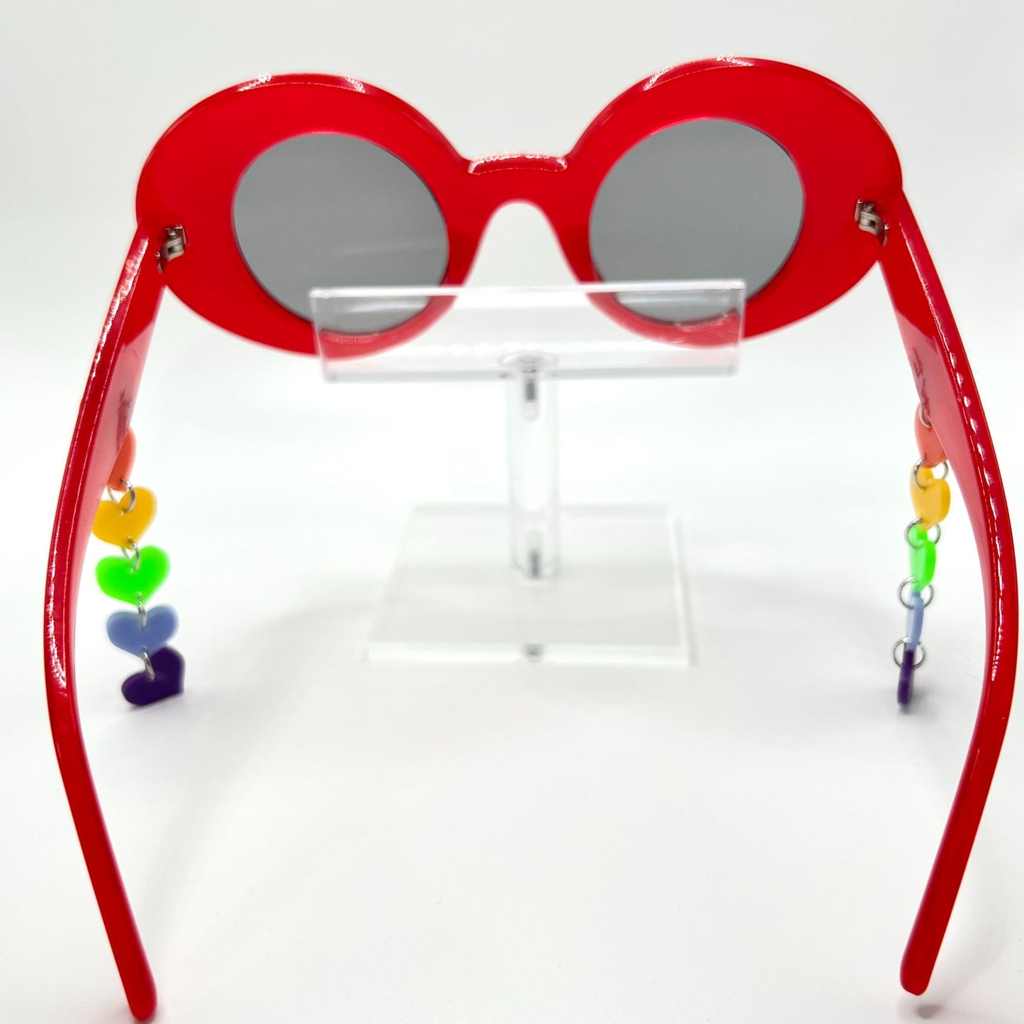 Rainbow Hearts Festival Sunglasses