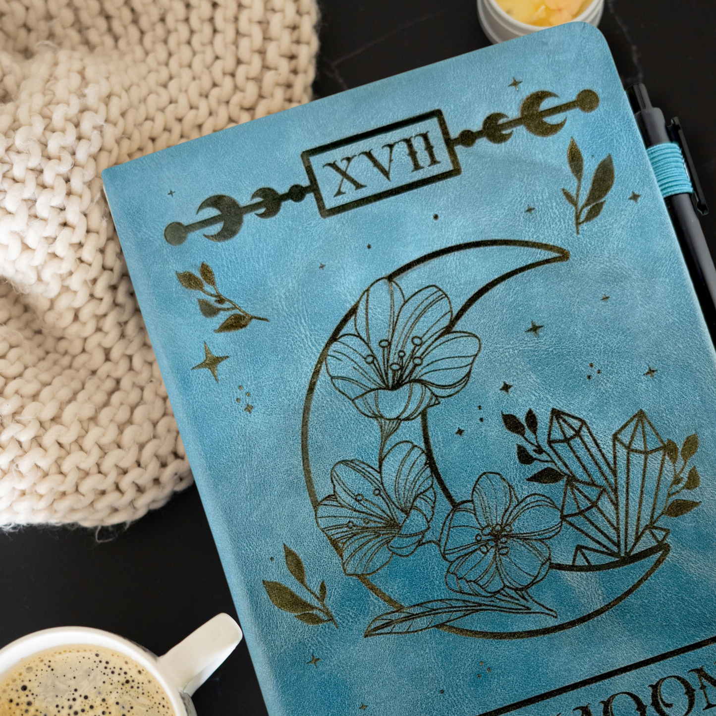 Moon Crystal Tarot Journal