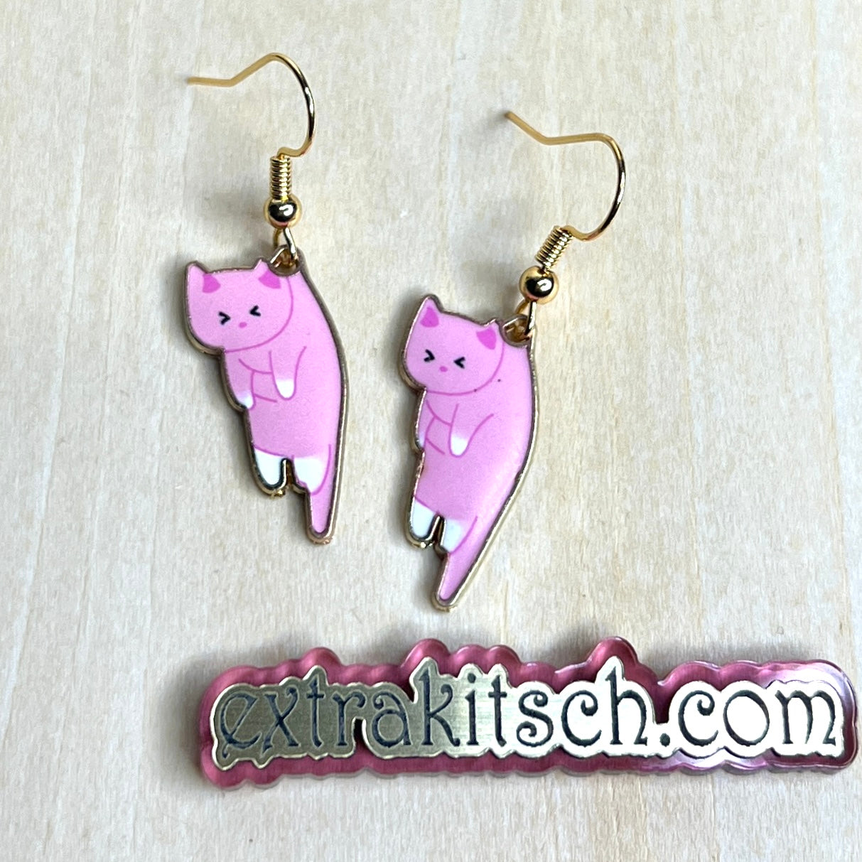 Kitten Charm Earrings