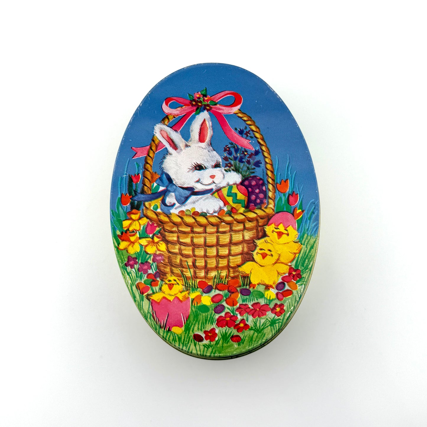 Vintage Easter Bunny Tin