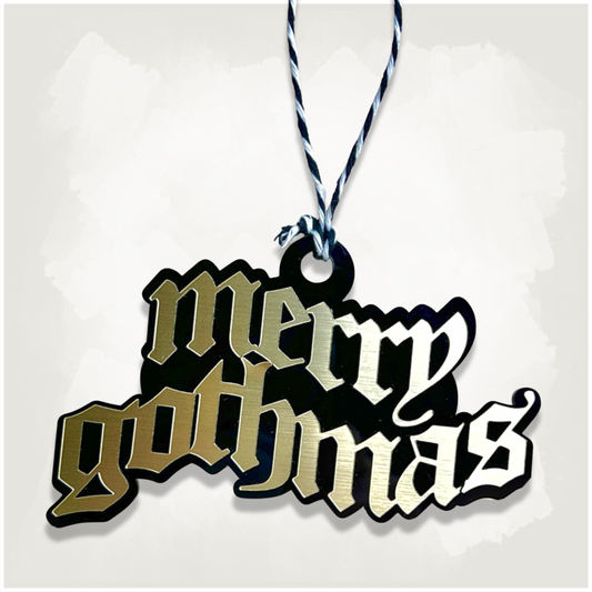 Merry Gothmas Spooky Horror Creepmas Ornament