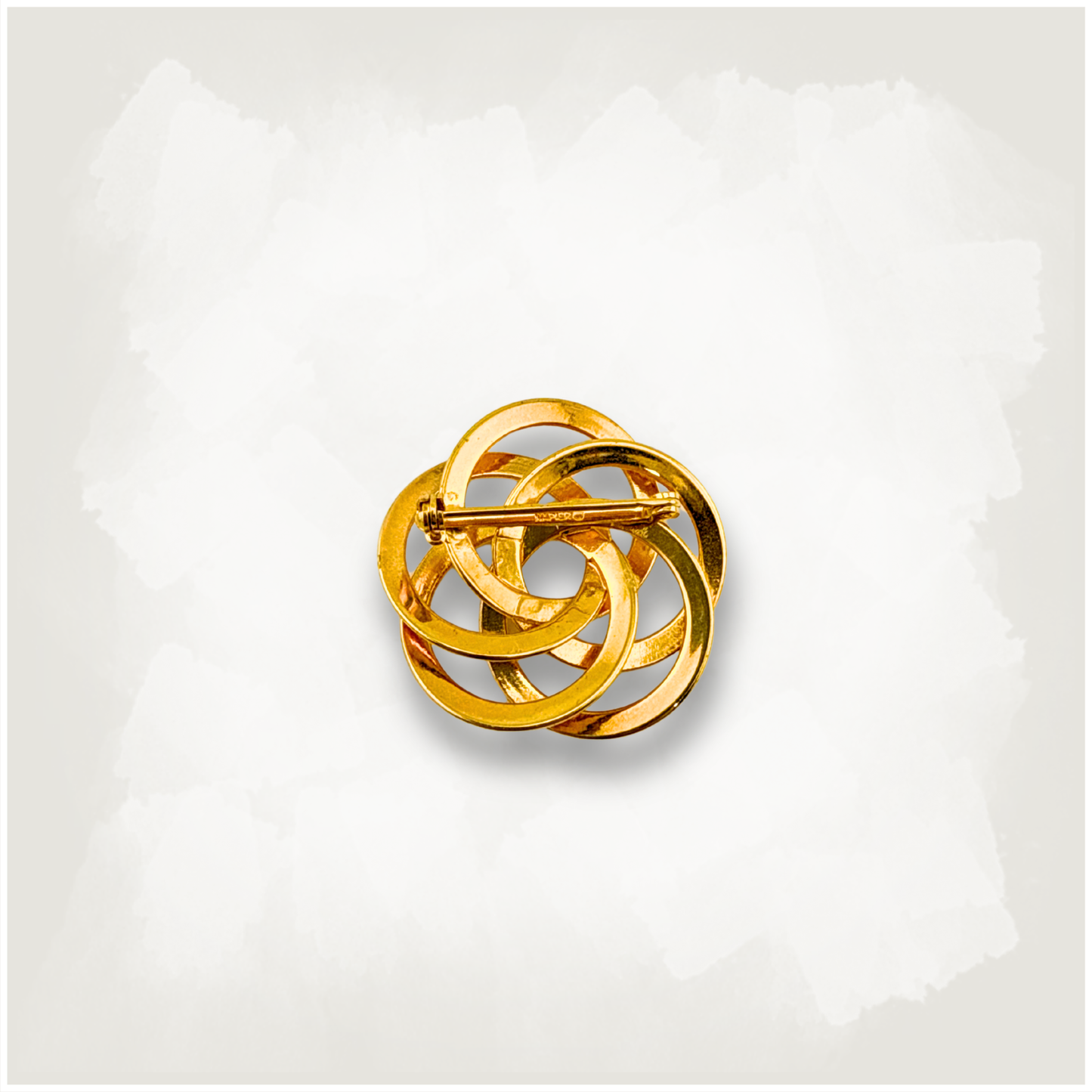 Vintage Napier Gold Love Knot Brooch