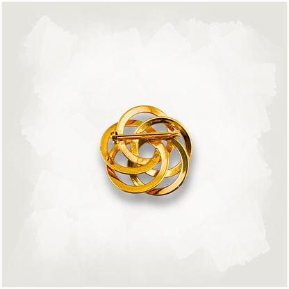Vintage Napier Gold Love Knot Brooch