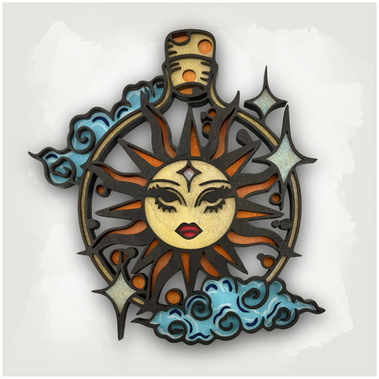 Sun Goddess Mandala Wall Art