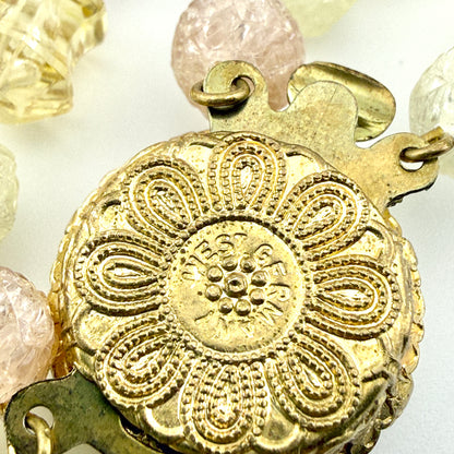 Vintage West Germany AB Glass Beaded Necklace