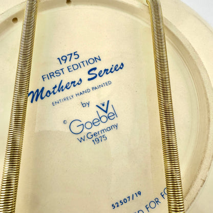 Vintage Goebel Mothers Series Plate – 1975 First Edition