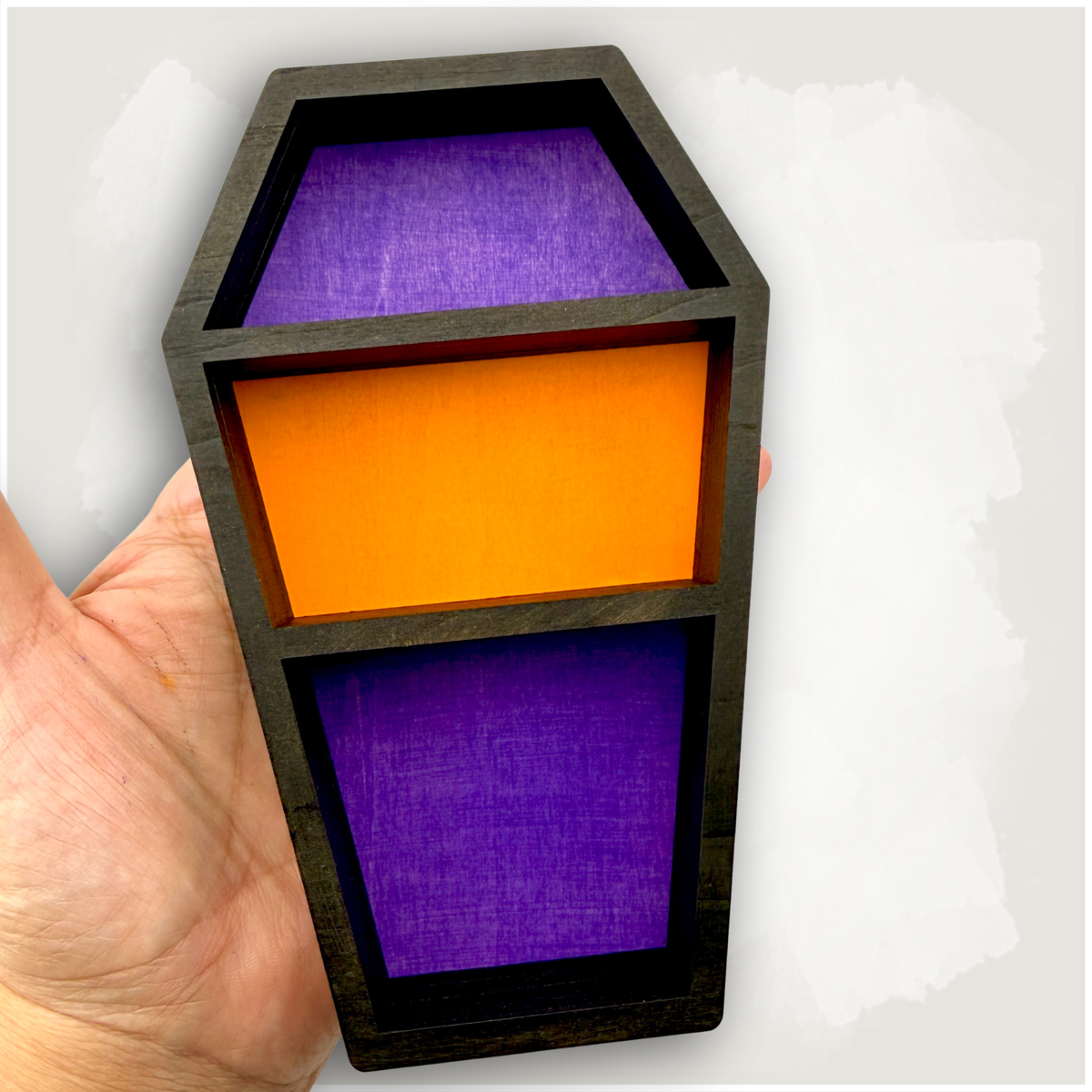 Small Coffin Shaped Trinket Shelf