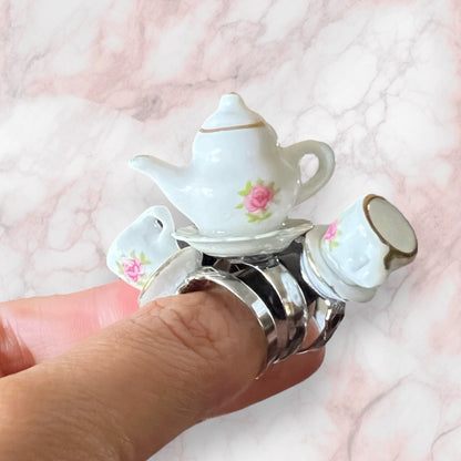 Tea Party Ring Set