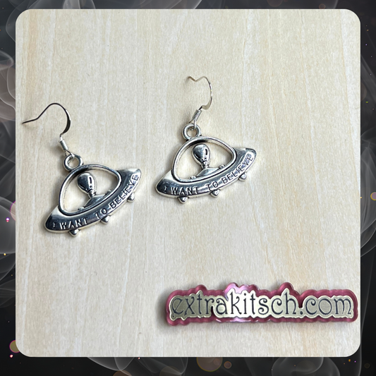 Believe in Aliens Earrings