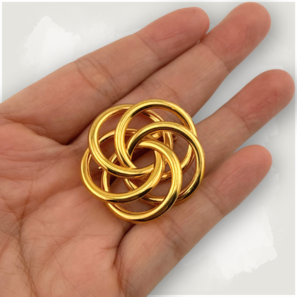 Vintage Napier Gold Love Knot Brooch