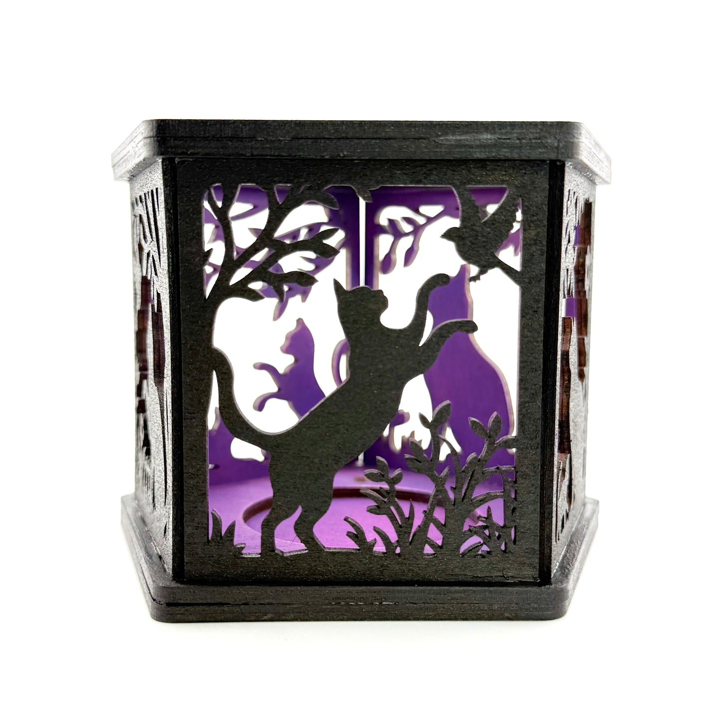 Cat Tealight Lantern Night Light