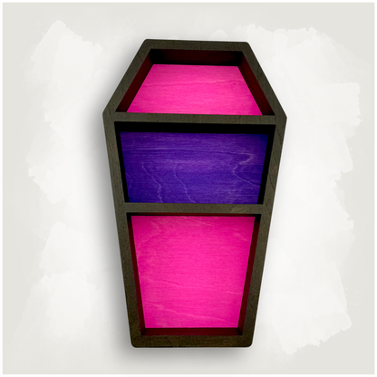 Small Coffin Shaped Trinket Shelf