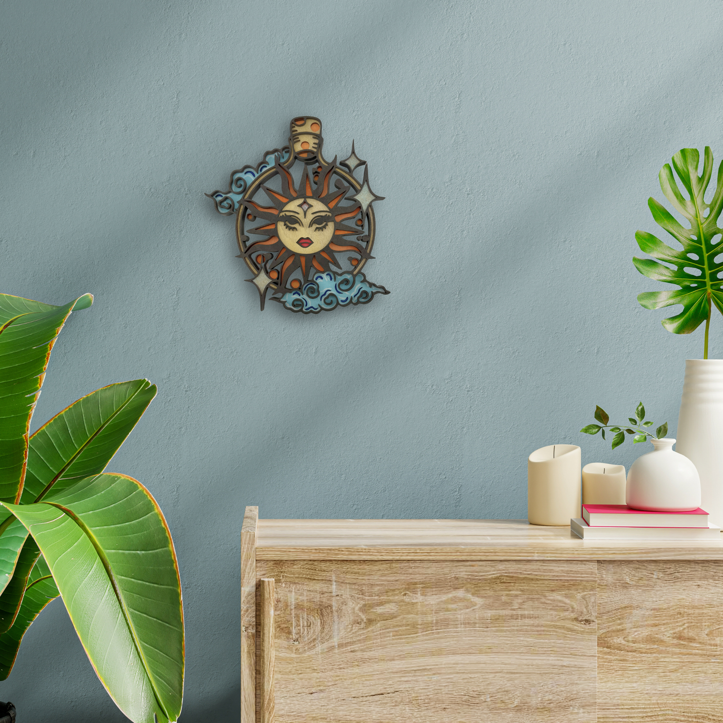 Sun Goddess Mandala Wall Art