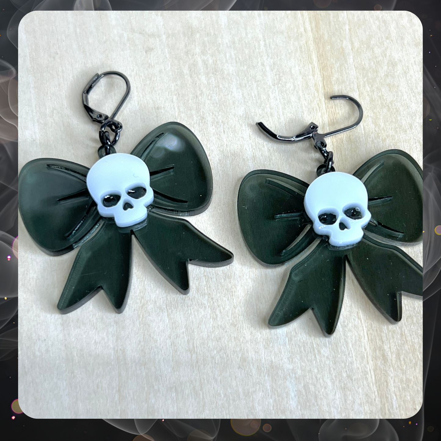 Coquette Skull Earrings