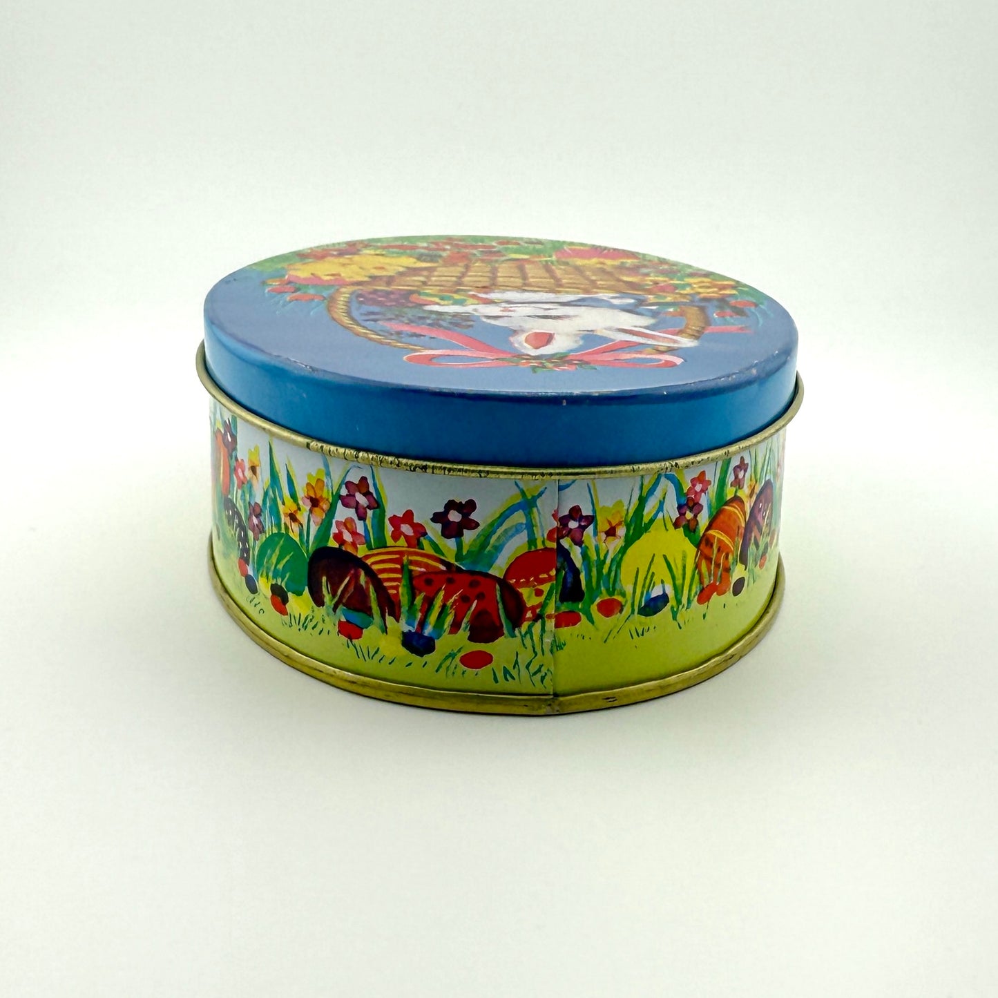 Vintage Easter Bunny Tin