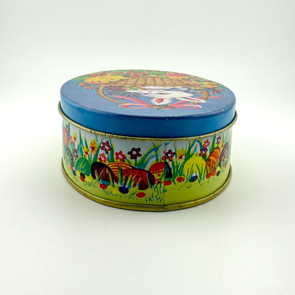 Vintage Easter Bunny Tin
